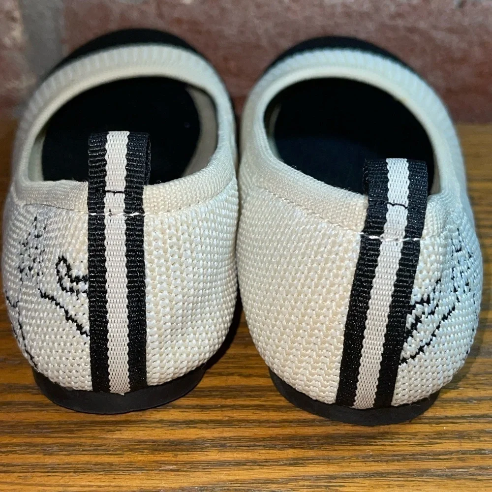 Lily & Dan Girls Recycled Material Ballet Cat Flats Size 9/10